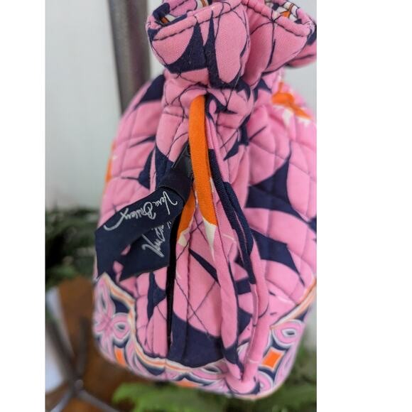 Vera Bradley Emma Love me small pink, orange & blue cinch bag - Picture 4 of 9